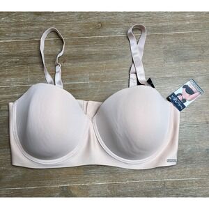 NWT NAUTICA Intimates Full Coverage Convertible Bra 40D NEW Beige (1‎ bra) Wire